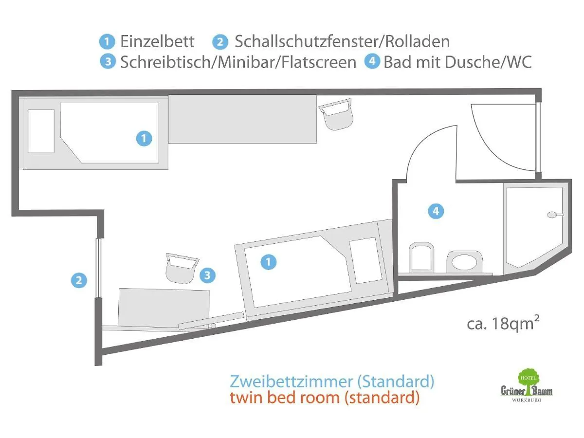 Hotel Gruener Baum Wurzburg